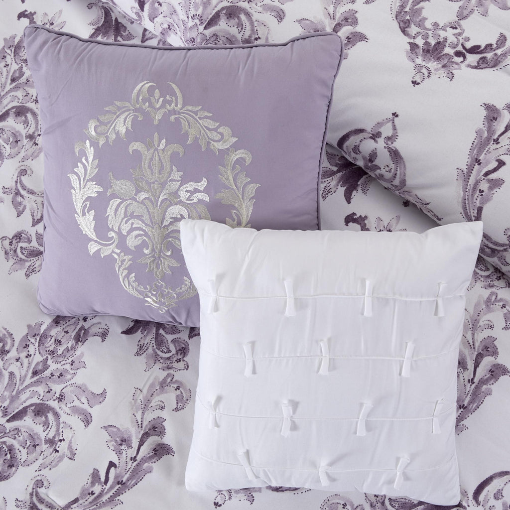 Modern Threads 8 Piece Fashion Comforter set Ava-Thistle King
