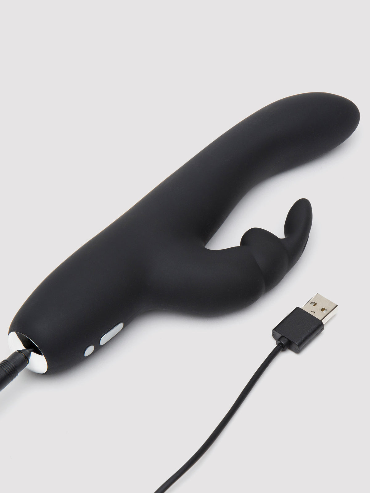 Fifty Shades of Grey Greedy Girl Slimline Rabbit Vibrator, Black
