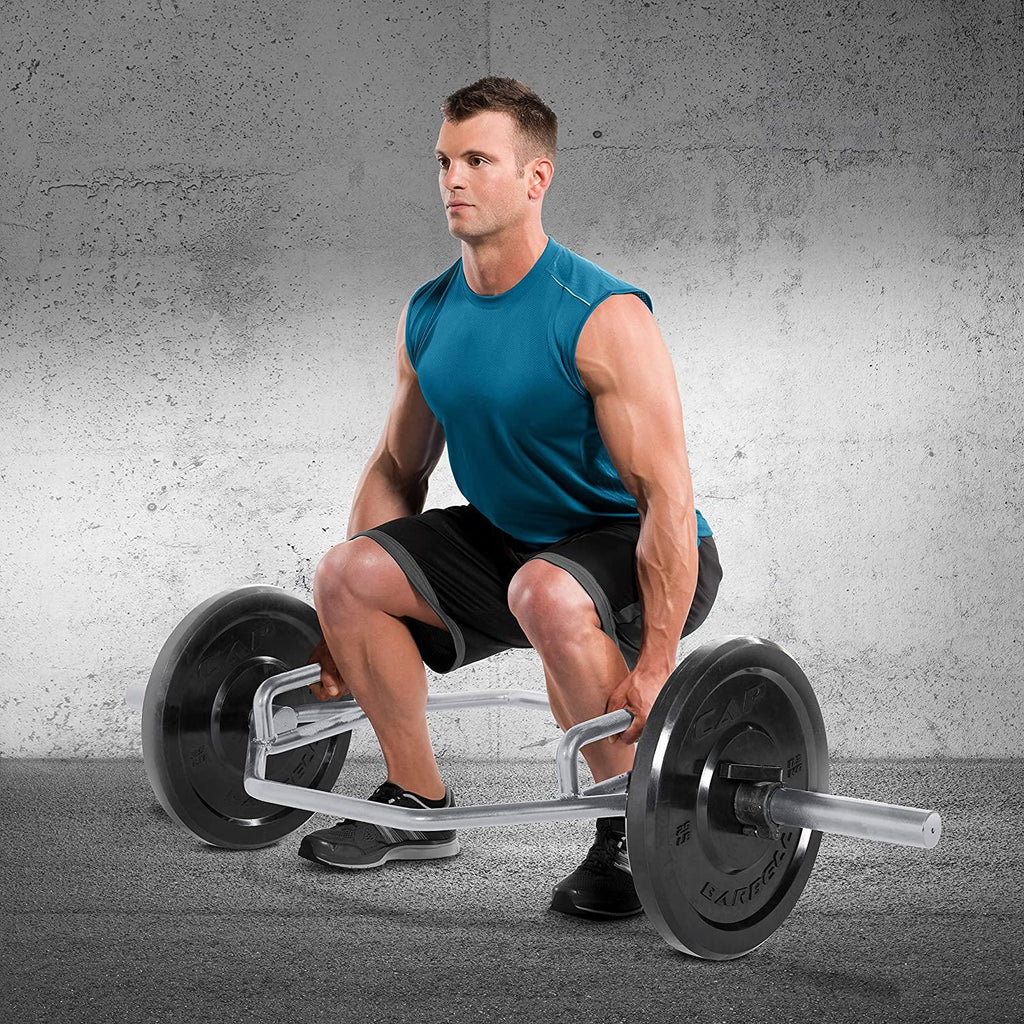 CAP Barbell Olympic Trap Bar, Hex Bar, Shrug Bar, Deadlift Bar, Weight Bar