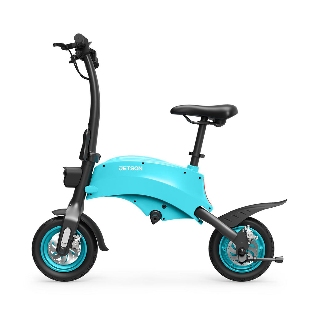 Jetson LX10 Electric Ride-On | 260 lb Weight Limit, Ages 12+ | Blue | 10” Wheel | 250-Watt Motor | Foldable | Head Light | Twist Throttle | Hand Brake | Top Speed: 15.5 MPH | 4 Hour CharTime