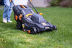 20V Max 2-in-1 19-Inch Cordless Brushless Lawn Mower and Mulcher with Two 5Ah Batteries and Dual Port Charger (20839)
