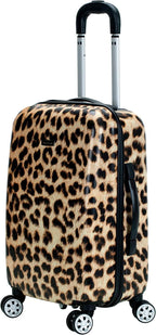 Safari Hardside Spinner Wheel Luggage, Leopard, 3-Piece Set (20/24/28)