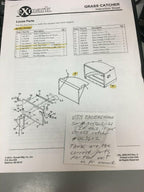 EXMARK GRASS BAG & ONLY PART OF GC3602 116-5060-03 126-3376 BAG MOW