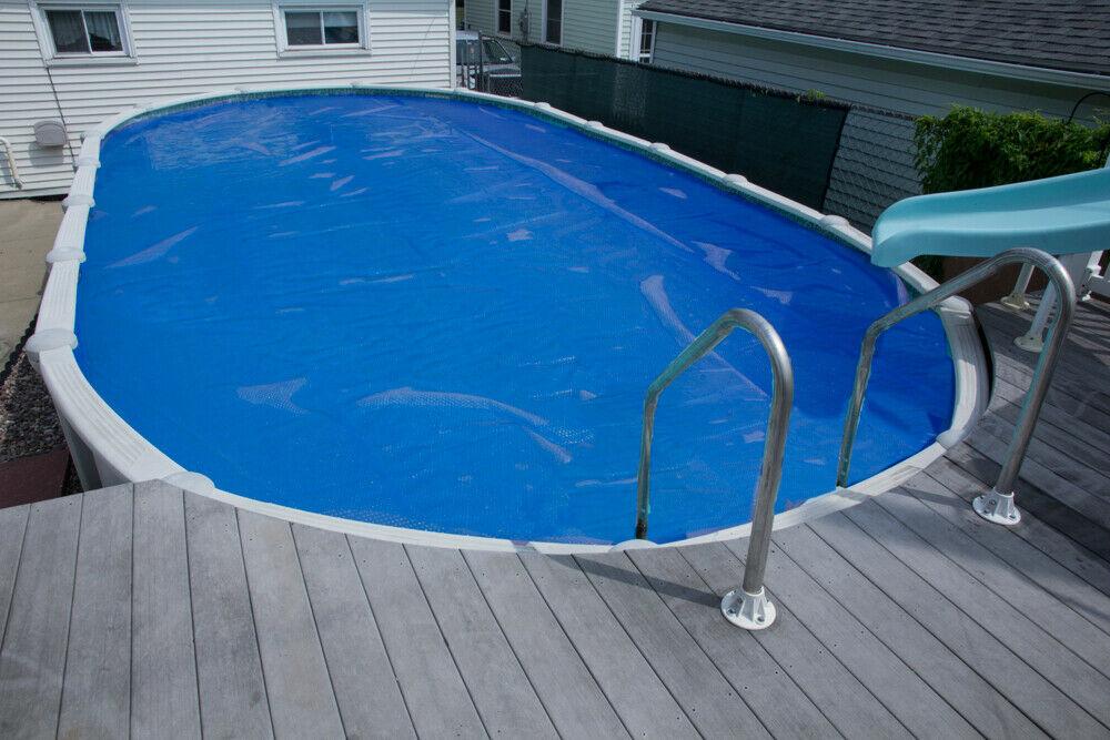 sun2solar 800 series solar blanket for oval swimming pools w/ grommet kit