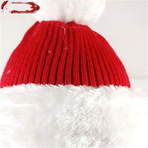 ZMDZA 6pcs Christmas Red&amp;Green Decorations Party Elf Santa Chimney Hat Decor Comedy Brick Feet Stuck Xmas Decorative Props Hats Gift