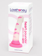 Lovehoney Heart Pounder Silicone Dildo 7 Inch, Pink