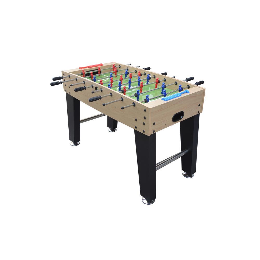 Metropolis 48 in. Foosball Table with Spring-Loaded Telescopic Safety Rods in Maple