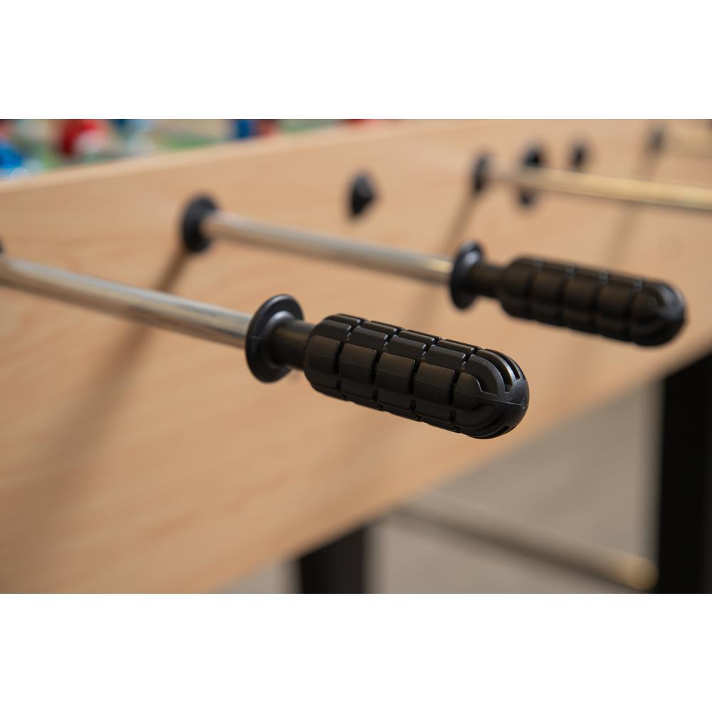 Metropolis 48 in. Foosball Table with Spring-Loaded Telescopic Safety Rods in Maple