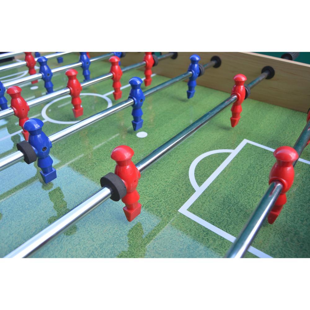 Metropolis 48 in. Foosball Table with Spring-Loaded Telescopic Safety Rods in Maple