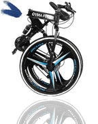 26in Folding Mountain Bikë s 21 Spëëd Biçyclë Full Suspënsion MTB Bikës