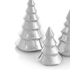 5 in. Silver Miniature Trees (Set of 3)