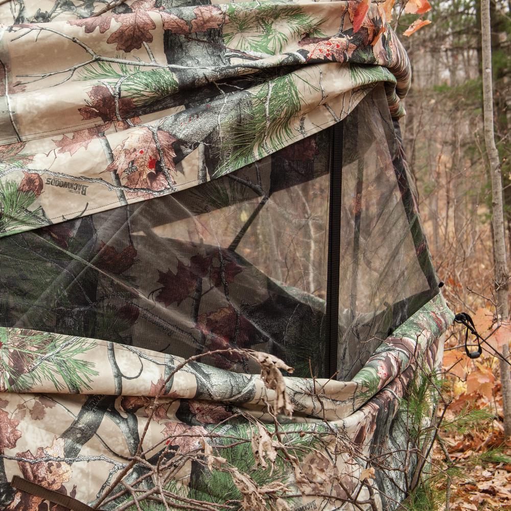 OX 5 3 Person Pop-Up Hunting Blind Backwoods in Camo