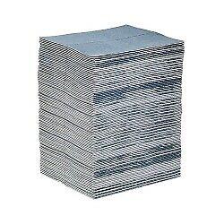 Pig Mat 15" x 19" Blue Absorbent Leak and Spill Pad Pads