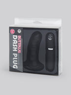Dash 10 Function Silicone Vibrating Butt Plug 4 Inch, Black