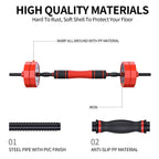 Adjustable Dumbbell Set, Dumbbell Barbell Weight Set, Suitable For Home Gym, Male And Female Sports Fitness Dumbbells