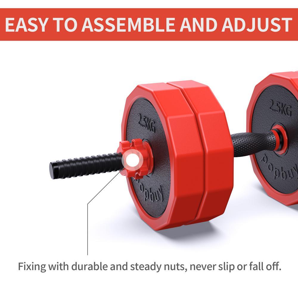 Adjustable Dumbbell Set, Dumbbell Barbell Weight Set, Suitable For Home Gym, Male And Female Sports Fitness Dumbbells