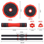 Adjustable Dumbbell Set, Dumbbell Barbell Weight Set, Suitable For Home Gym, Male And Female Sports Fitness Dumbbells