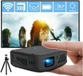 wireless portable wifi dlp projectors full hd 3d home cinema movie tv for trip