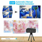 wireless portable wifi dlp projectors full hd 3d home cinema movie tv for trip