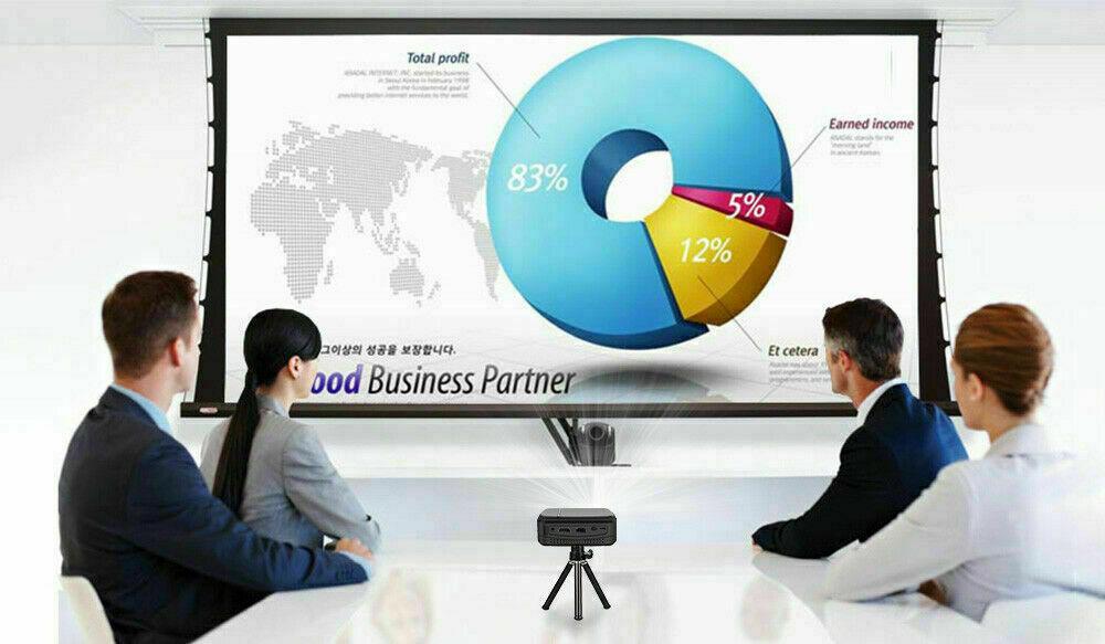 wireless portable wifi dlp projectors full hd 3d home cinema movie tv for trip