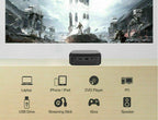 wireless portable wifi dlp projectors full hd 3d home cinema movie tv for trip