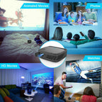 wireless portable wifi dlp projectors full hd 3d home cinema movie tv for trip