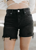 julian east coast black denim shorts