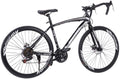 Adult Road Bikes Bicycles,26 Inch 700c Full Suspension 's Derailleur, 21 Changing Speed,Easy Climbing Performance,for Men Women Teens Adults