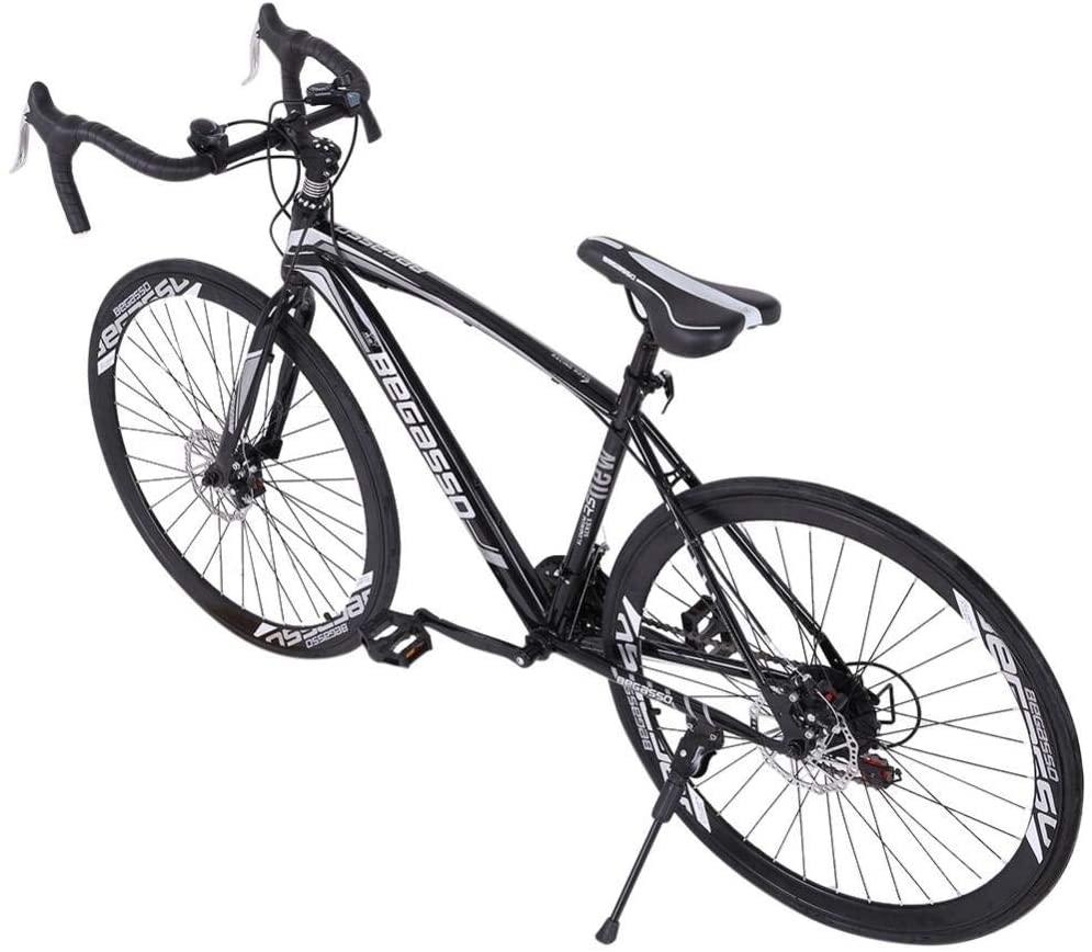 Adult Road Bikes Bicycles,26 Inch 700c Full Suspension 's Derailleur, 21 Changing Speed,Easy Climbing Performance,for Men Women Teens Adults