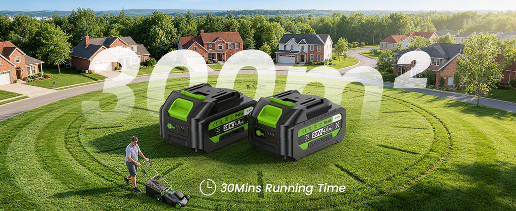 40V Cordless Lawn Mower, 13" Walk Behind Electric 4.0 Ah Battery Powered Lawnmower, Mulching&amp;Bagging Mode, Brushless Motor, 5 Adjustable Cutting Heights, for Garden/Patio/Yard/Lawn