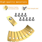 Replacement Robotic Mower Blades (ium Coating) for  Automower, Robot Mower, Compatible with Segway  Robotic Mower, Pack of 30
