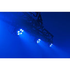 (8) American DJ ADJ MEGA HEX PAR Can RGBWA+UV Slim LED Wash Lights+LED Fogger