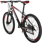 SD X1 Adult Mountain Bike 18 Inches Steel Frame 27.5 Inch Double Alloy Wheel with Disc Brake 21S Gears System MTB Bicycle