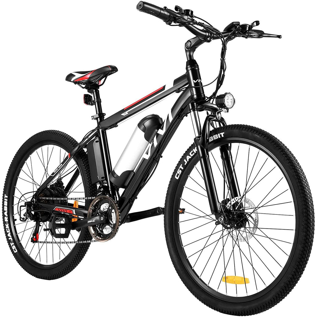 VIVI Electric Bike 26" Electric Mountain Bike, 500W/350W Ebike for Adults 20MPH Electric Bicycle/Electric Commuter Bike with Removable 12.5Ah/8Ah Lithium-Ion Battery,  21 Speed