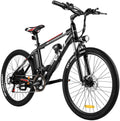 VIVI Electric Bike 26" Electric Mountain Bike, 500W/350W Ebike for Adults 20MPH Electric Bicycle/Electric Commuter Bike with Removable 12.5Ah/8Ah Lithium-Ion Battery,  21 Speed