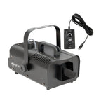 (2) American DJ VF Flurry High Output Snow Machines w/ Remotes &amp; (2) Snow Fluids