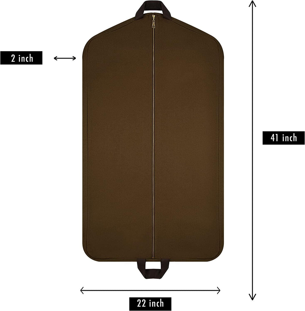 Garment Bags for Travel-Elegant Quality Breathable-Suit Bag with Heavy Duty Zipper-Dress bags for Effortless Business Travel Trips with Unique Men Women-Carry On Suit Travel Bag-Closet Storage