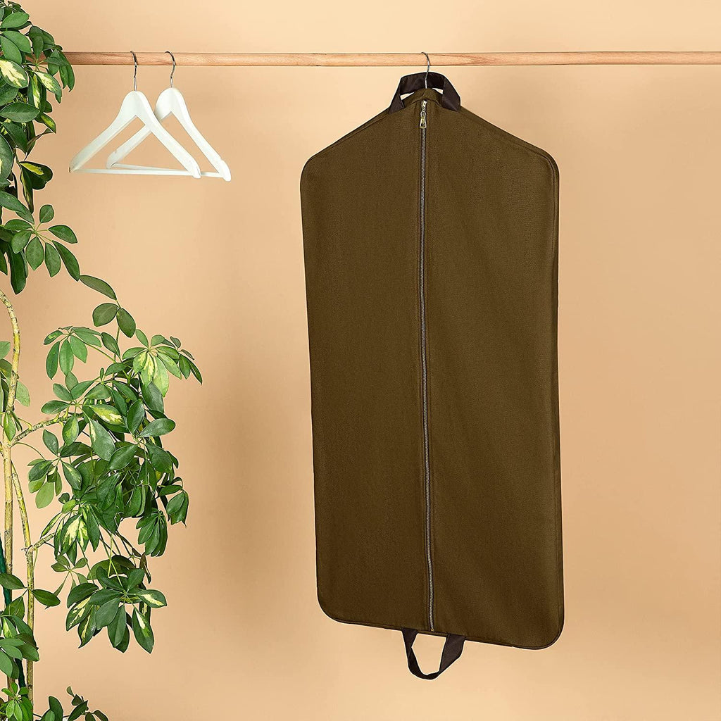 Garment Bags for Travel-Elegant Quality Breathable-Suit Bag with Heavy Duty Zipper-Dress bags for Effortless Business Travel Trips with Unique Men Women-Carry On Suit Travel Bag-Closet Storage