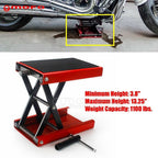 Scissor Repair Jack Crank Lift Stand Universal For Motorcycle Dirt Bike ATV UTV