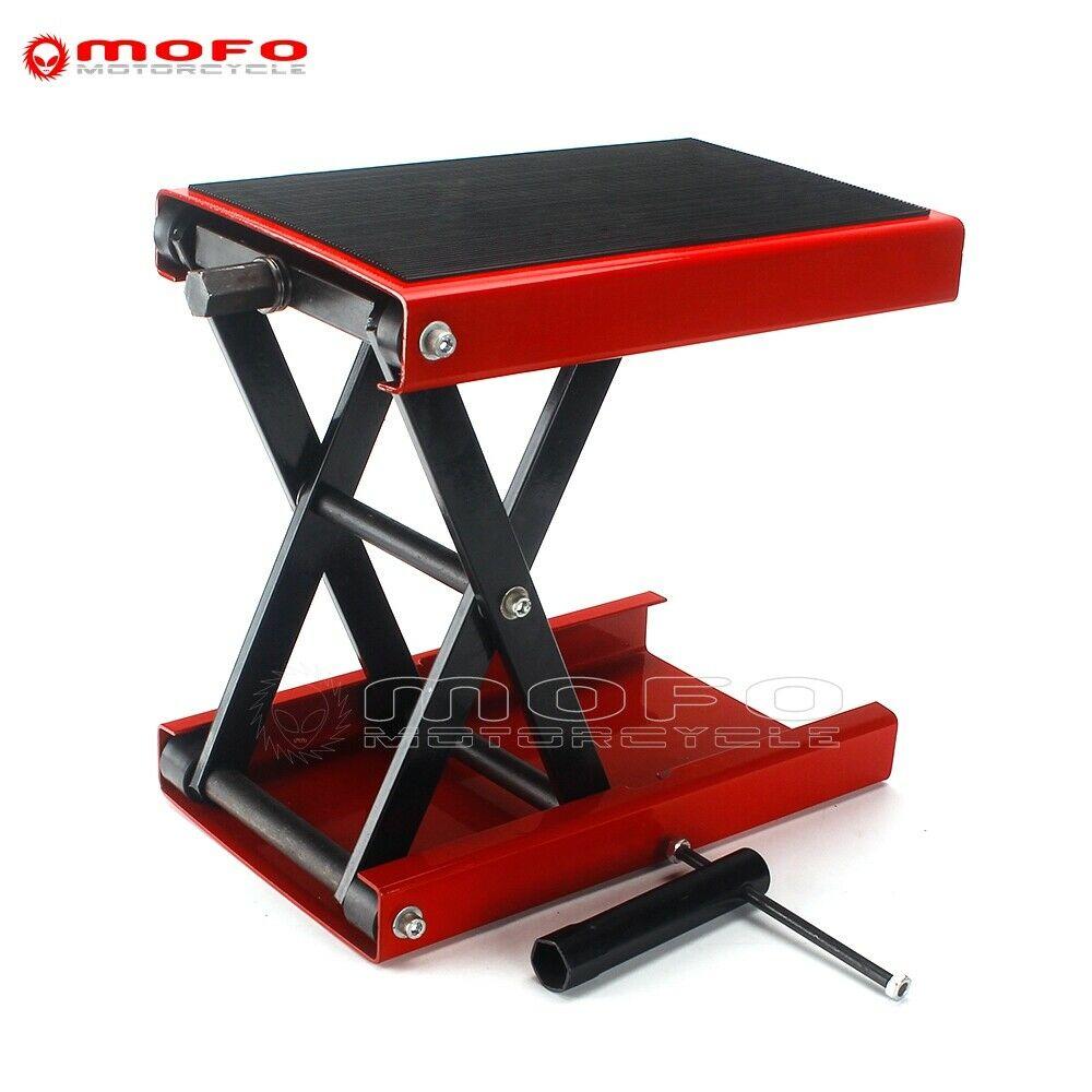 Scissor Repair Jack Crank Lift Stand Universal For Motorcycle Dirt Bike ATV UTV