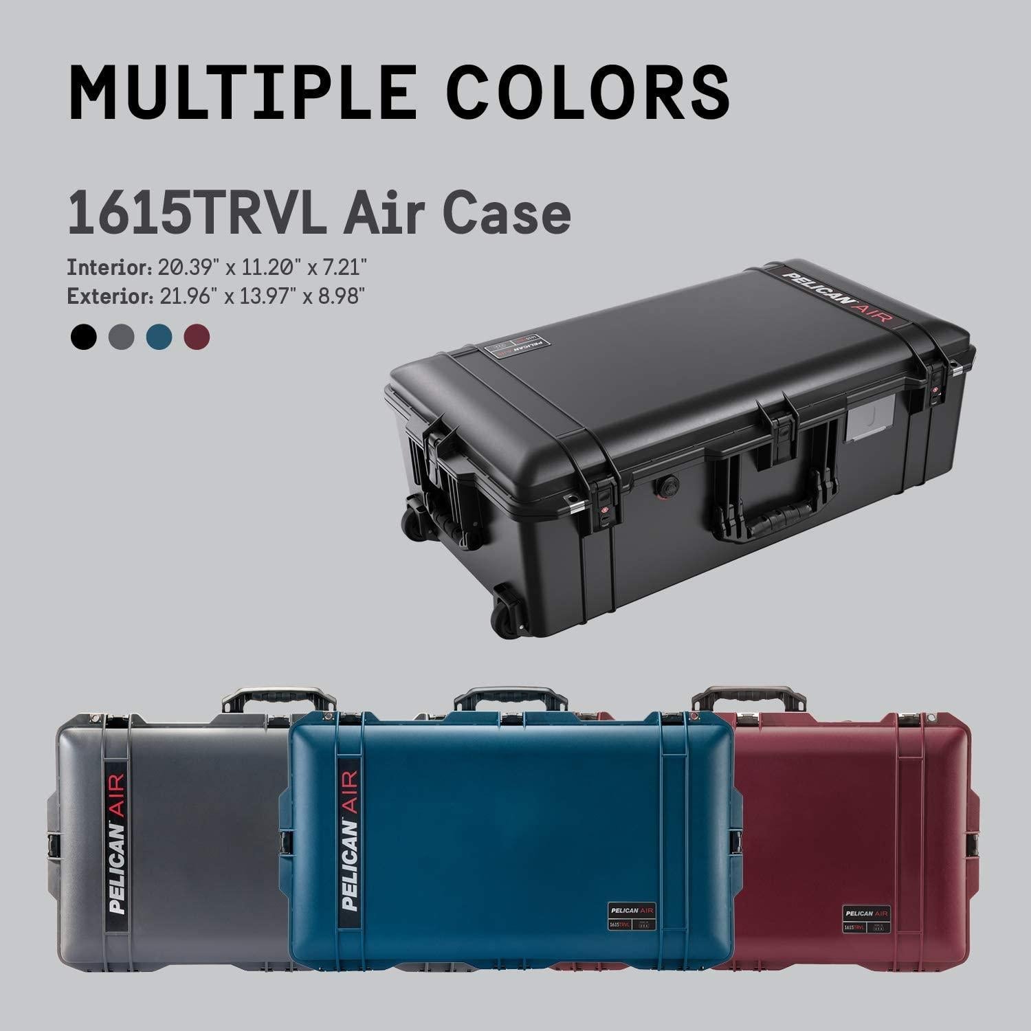 Pelican Air 1615 Travel Case - Suitcase Luggage (Black)