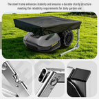 Robot Lawn Mower Garage, Waterproof Outdoor Shelter &amp; Carport for Most Robotic Mowers, Universal Easy Setup Rain Protection Panel Awning Shed, 19" W x 30" L x15.7 H