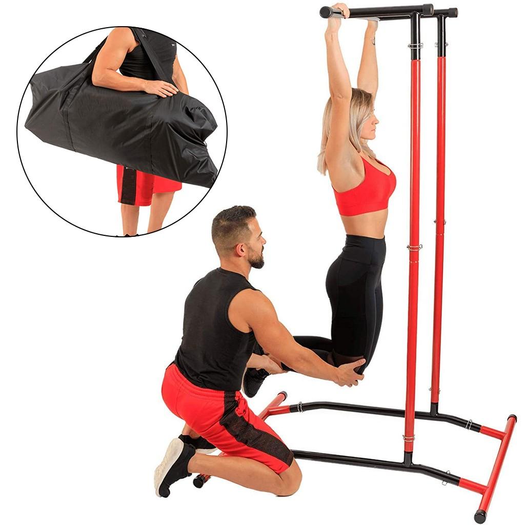 Yohome Pull Up Bar Standing Dip Station, Portable Power tower Home Sport Equipment