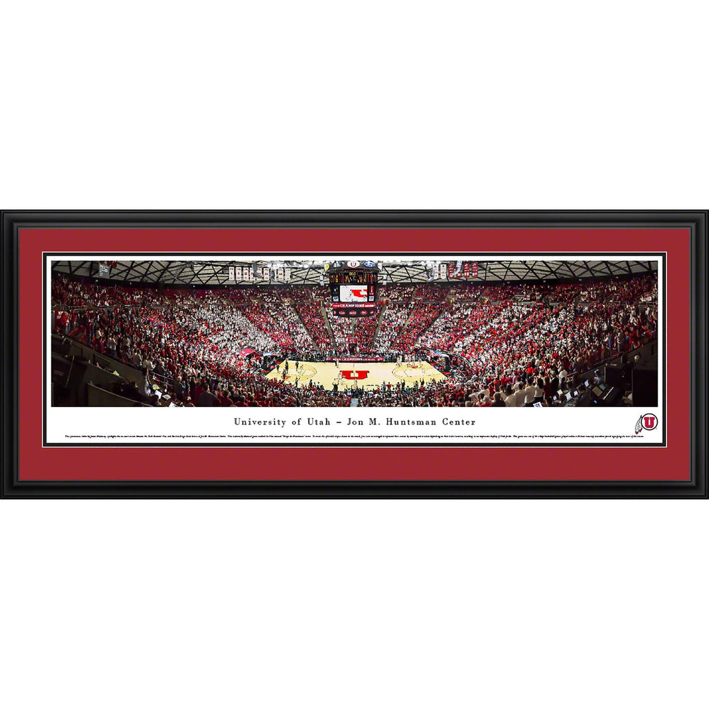 Utah Utes 18" x 44" Premium Deluxe Frame Panorama Wall Art