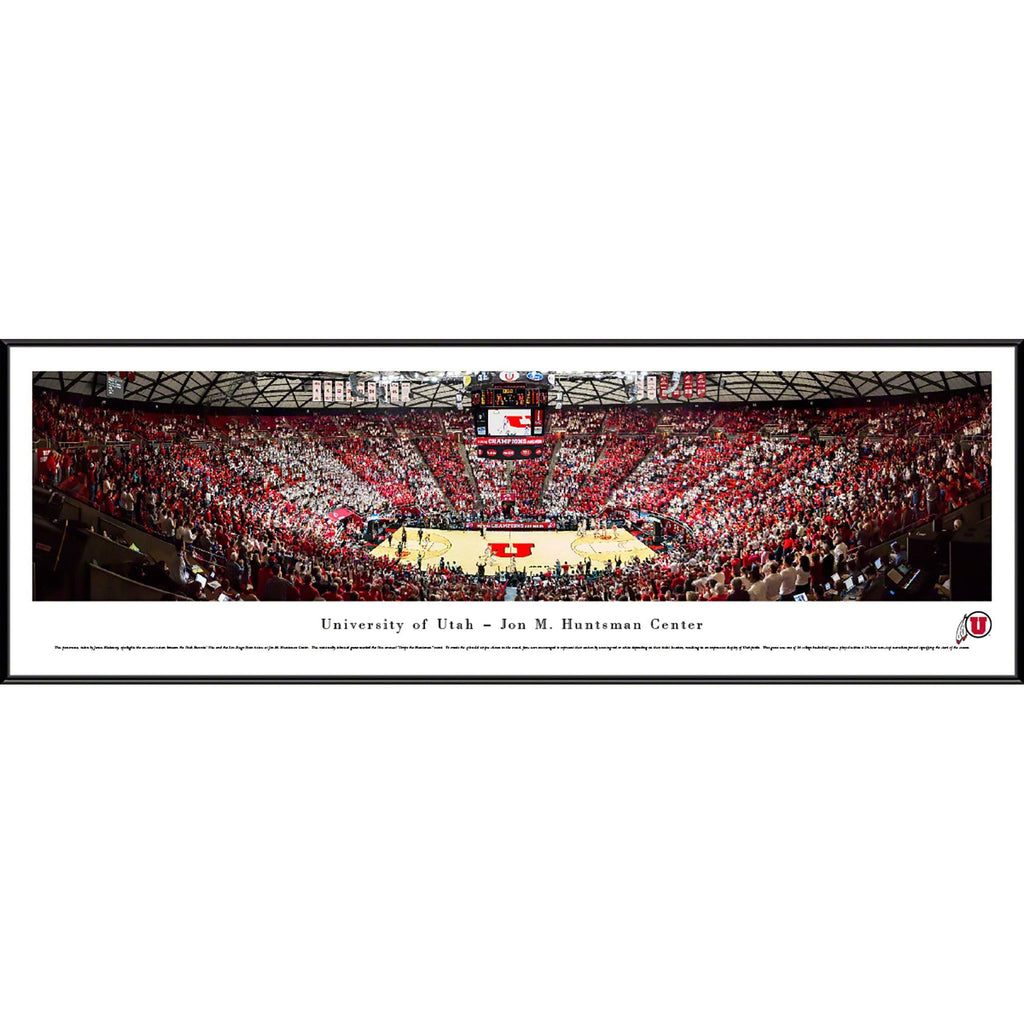 Utah Utes 18" x 44" Premium Deluxe Frame Panorama Wall Art