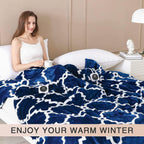 Electric Heated Blanket with Dual Controllers,Queen Size 84x90",ETL Certificated