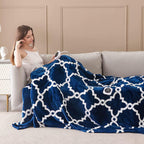 Electric Heated Blanket with Dual Controllers,Queen Size 84x90",ETL Certificated