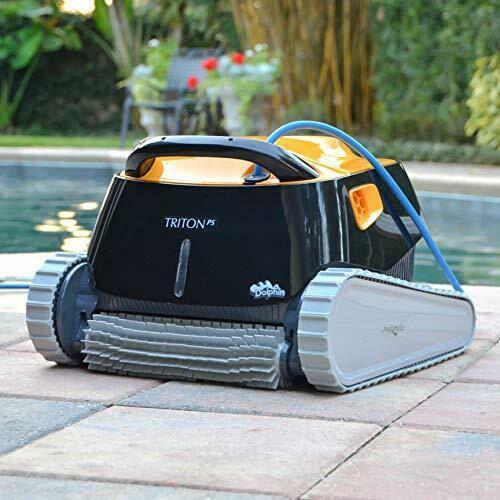 dolphin triton robotic pool cleaner with power stream with swivel