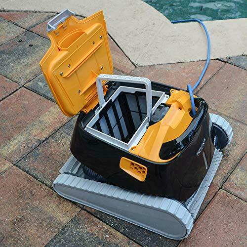 dolphin triton robotic pool cleaner with power stream with swivel
