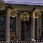 3-Piece Foldable Metal Sphere Ornaments